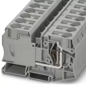 Image of Phoenix Contact Grey ST 35 Feed Through Terminal Block, 14 2 AWG, 2.5 35mm, 800 V