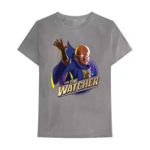 Image of Marvel Comics - What If I Am The Watcher Unisex XX-Large T-Shirt - Grey