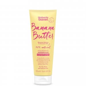 image of Umberto Giannini Banana Butter Nourishing Superfood Conditioner 250ml