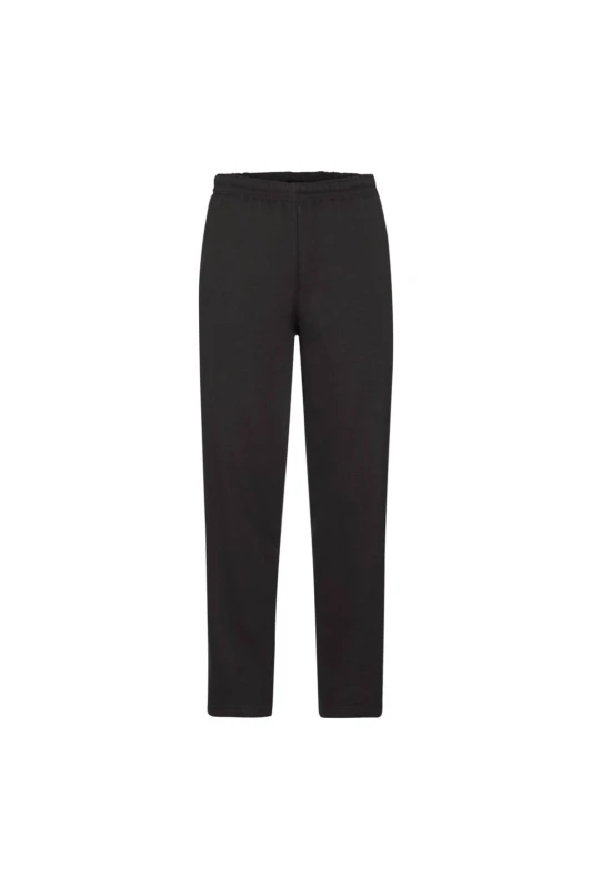 Image of Fruit Of The Loom Fruit of the Loom Men Classic 80 20 Jogging Bottoms in Black Size: 3X-Large Black XXXL Male 5059958973657