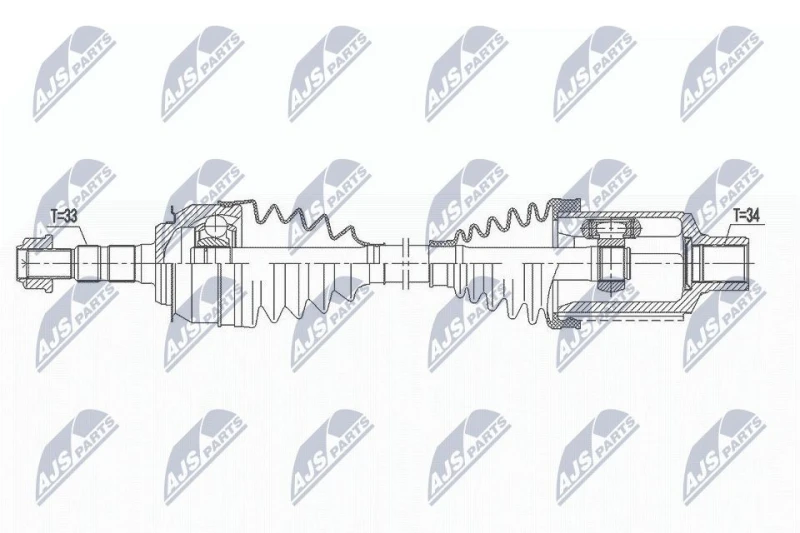 Image of NTY Drive shaft NTY NPW-DW-033