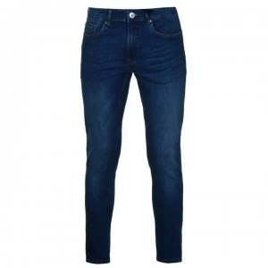 image of Firetrap Skinny Mens Jeans - Mid Wash