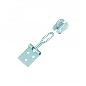 Image of Wickes Wire Hasp and Staple - Zinc 75mm
