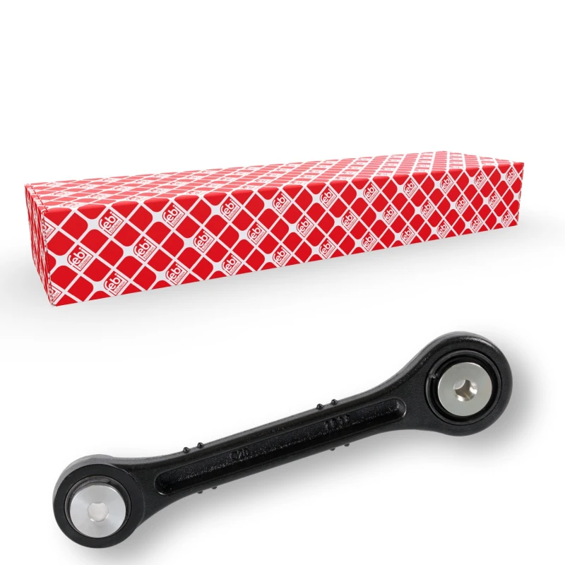 Image of FEBI BILSTEIN 171344 Anti-roll bar link Front Axle Right, with rubber-metal mounts Link Stabiliser (3229)