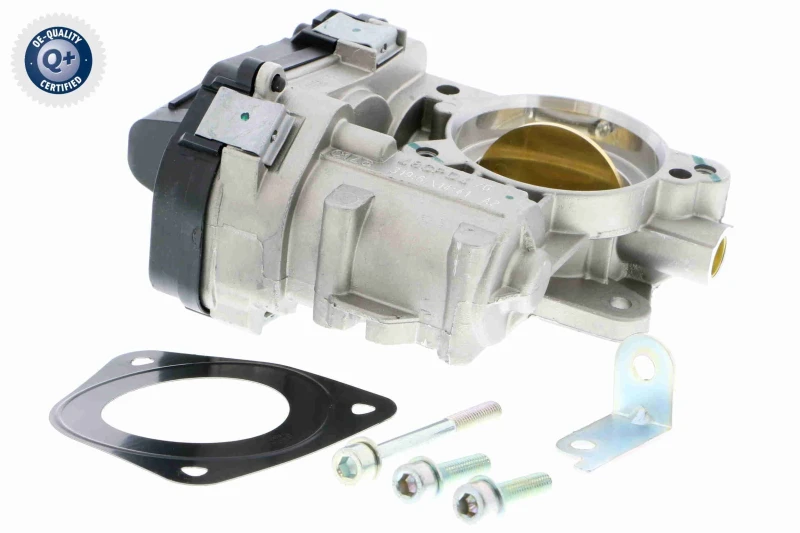 Image of VEMO V24-81-0007 Throttle Control Unit/Software must be trained/updated, Q+, original equipment manufacturer quality Throttle body (158)