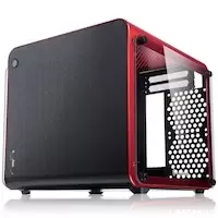 Image of Raijintek Metis Evo Mini-ITX Case - Red Window