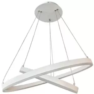 image of Netlighting Modern LED Hanging Pendant White, Warm White 3000K 4070lm Dimmable