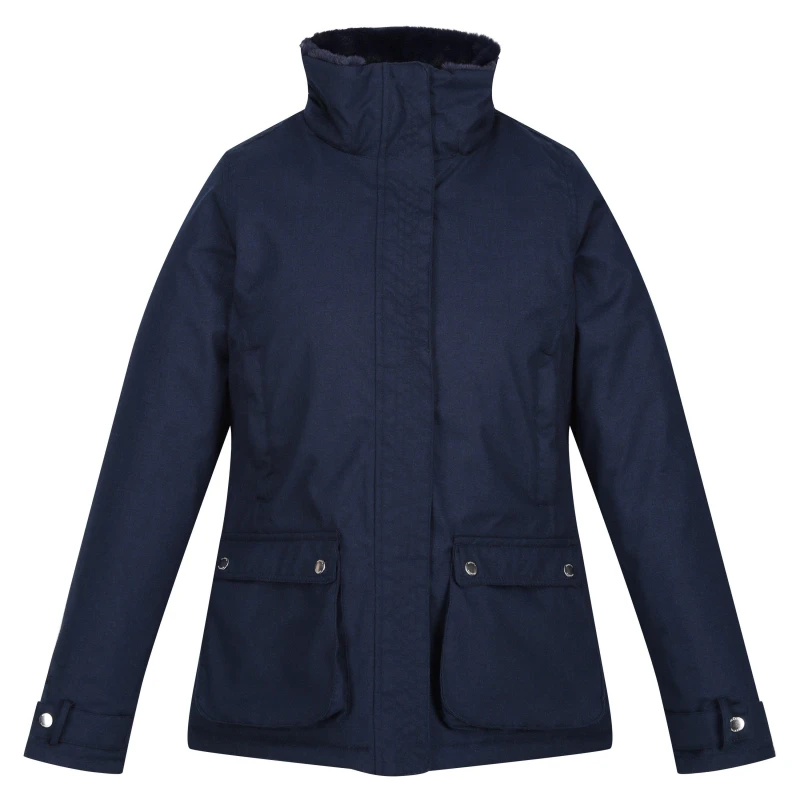 Image of Regatta Leighton Waterproof Jacket Womens - Blue Blue 8