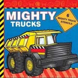 Image of Mighty Trucks Stencil Book