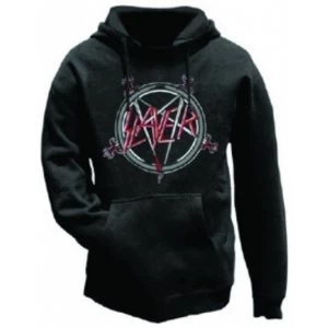 Image of Slayer Pentagram Mens Hoodie: Large