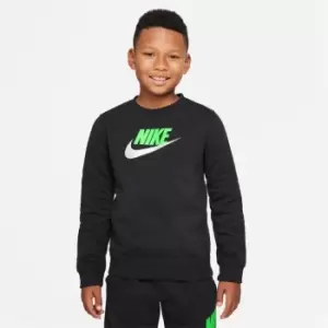 image of Nike Hybrid Crew Sweatshirt Junior Boys - Black