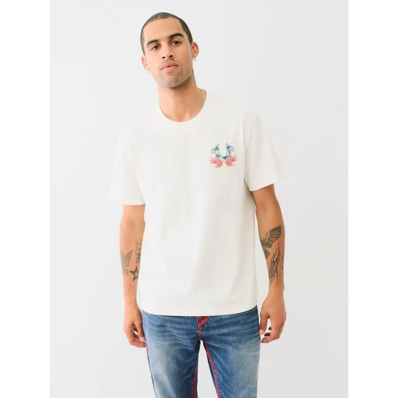 Image of Mens True Religion Reaper Graphic T-Shirt