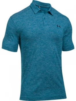 Image of Urban Armor Gear Mens Threadborne Tour Polo Blue Flinstone