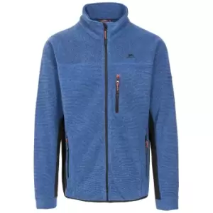 Image of Trespass Mens Jynx Full Zip Fleece Jacket (L) (Blue)