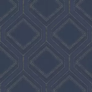 image of Superfresco Colours Savile Row Midnight Wallpaper