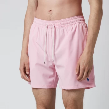 image of Polo Ralph Lauren Mens Traveler Swim Shorts - Carmel Pink - L