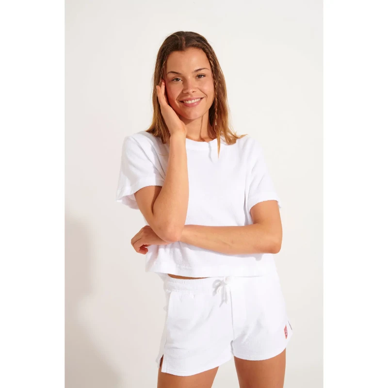 Image of banana moon Womens T-Shirt Banana Moon Orzo Seasponge Blanc Female L