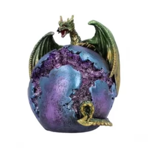 Image of Crevice Keeper Green Dragon Figurine