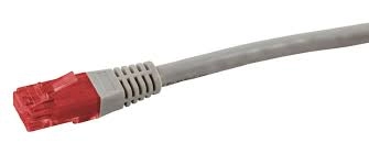 Patch Cord RJ45 CAT.6 U/UTP Grey - 3 M Copper/Aluminium