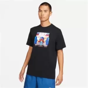 Image of Nike Festival Photo T-Shirt Mens - Black