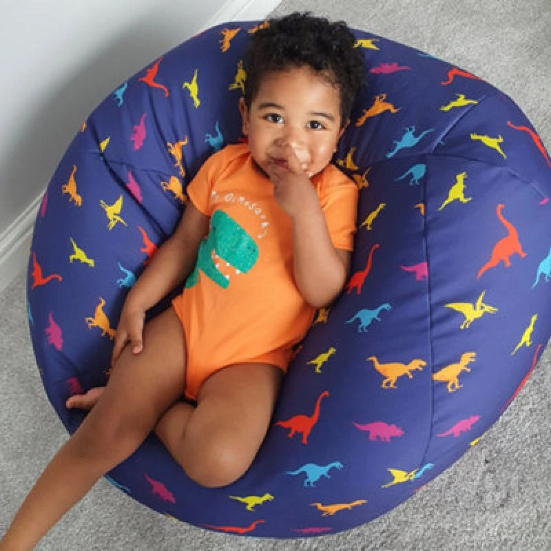 Image of rucomfy Beanbags rucomfy Dinosaur Bean Bag - Medium, Multi 080-MED-DINO