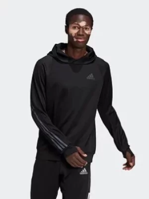 Image of adidas Run Icon Hoodie, Black Size XS Men
