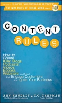 Image of Content Rules by Ann Handley Hardback