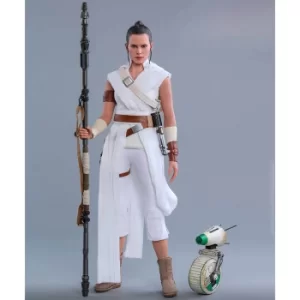 Image of Hot Toys Star Wars Episode IX Rey and D-O 1:6 Scale Action Figure