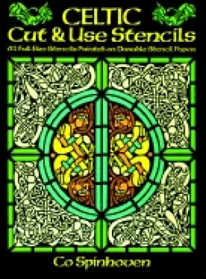 Image of celtic cut and use stencils 61 full size stencils printed on durable stenci
