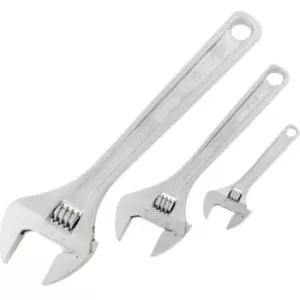 Image of Kennedy 4"/8"/12" Chrome Finish Adjustable Wrench Set