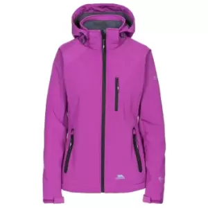 image of Trespass Womens/Ladies Bela II Waterproof Softshell Jacket (XS) (Purple Orchid)