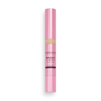 Image of Makeup Revolution Bright Light Highlighter 3ml (Various Shades) - Gold Lights
