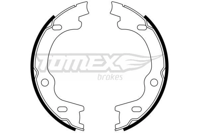 Image of TOMEX brakes Brake Shoe Set TOMEX brakes TX 23-38