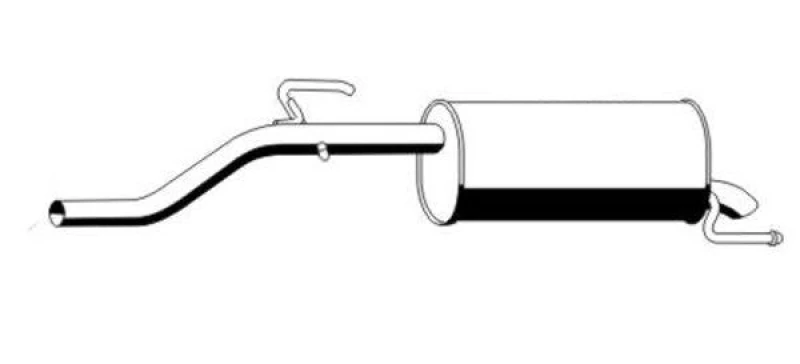 Image of Rear silencer VEGAZ FTS-385ERNS