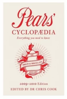 Image of Pears Cyclopdia 2009-2010 by Chris Cook Hardback