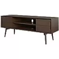 Image of Novogratz AV Stands 8753801COMNUK Walnut 1,498.6 (W) x 450.9 (D) x 558.8 (H) mm MDF, Metal