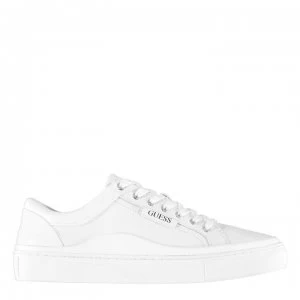 image of Guess Larry Mens Low Trainers - White