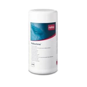 image of Nobo 1901438 Noboclene Cleaning Wipes Tub of 100