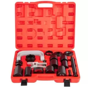 image of VEVOR 24 PCS Ball Joint Press Kit, U Joint Removal Tool Kit 4WD Adapters, Works on Most 2WD and 4WD Cars & Light Trucks, 45# Steel Brake Anchor Pins P