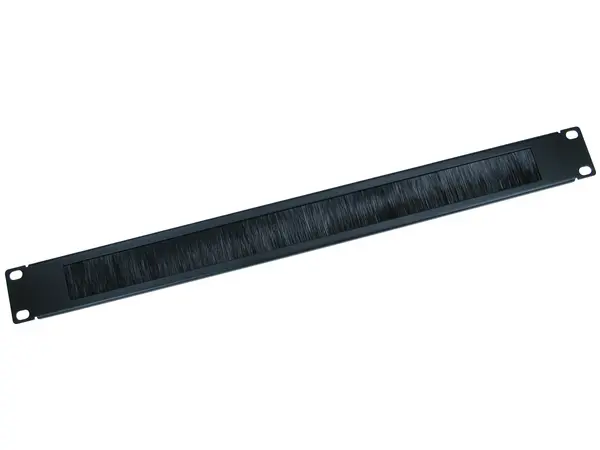 Image of 19 inch Rack Mount Brush Plate - 1u