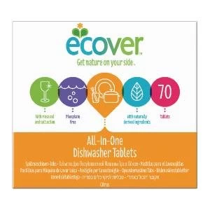 Image of Ecover All In One Dishwasher Tablets 70x pcs