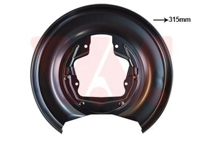 Image of VAN WEZEL Brake disc backing plate VAN WEZEL 5920373