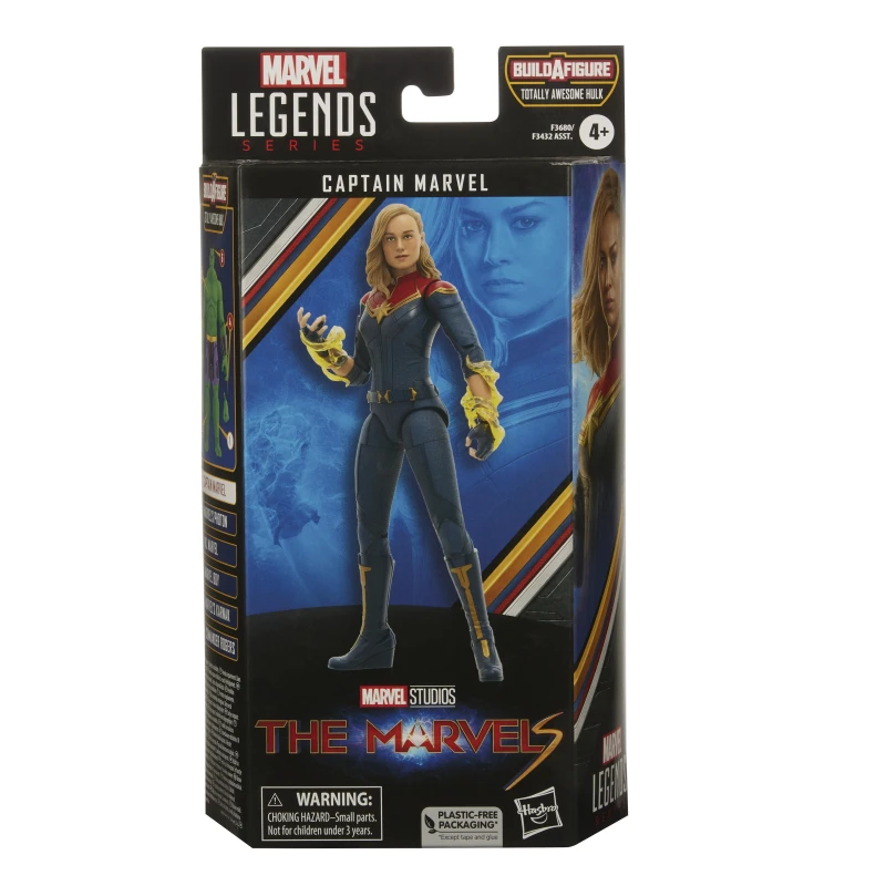 Image of Hasbro Marvel Legends Series Captain Marvel Action Figure