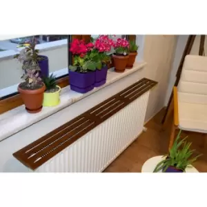 image of Etarad Handmade Natural Solid Wood 150 Cm Radiator Cover Shelf, Radiator Over Shelf, Radiator Top Shelf - Medium - Decorotika