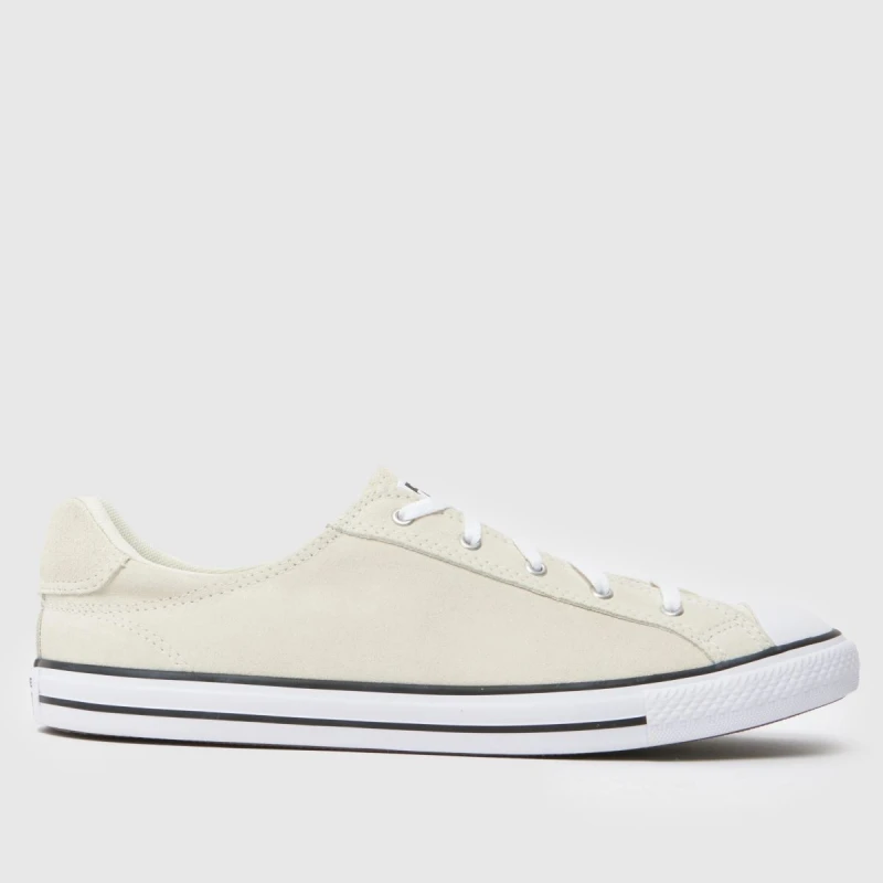 Image of Converse All Star Dainty Lucky Trainers in Beige Beige UK 3 (EU 35)