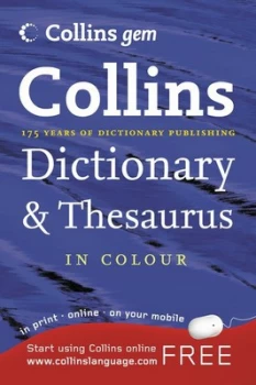 Image of Collins English Dictionary and Thesaurus Paperback