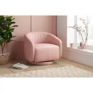 image of Birlea Mickey Doodle Swivel Chair, Pink