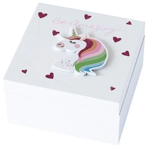 image of Arora Kids Keepsake Box Unicorn