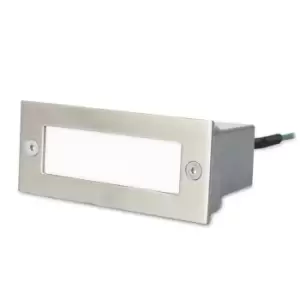 image of Stair LED Outdoor Wall Light Stainless Steel IP54