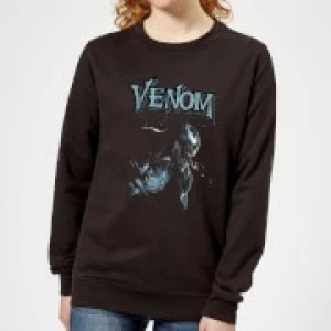 Image of Venom Profile Womens Sweatshirt - Black - XXL